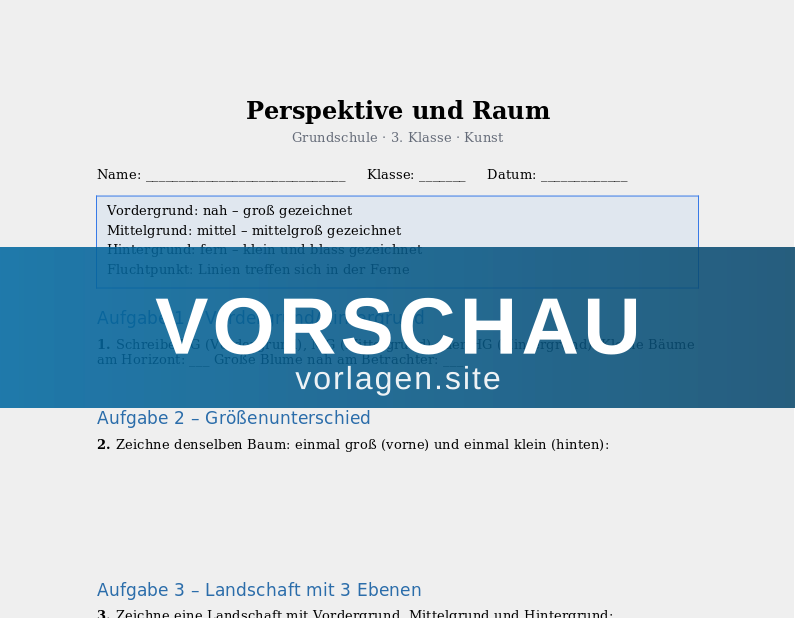 Perspektive und Raum