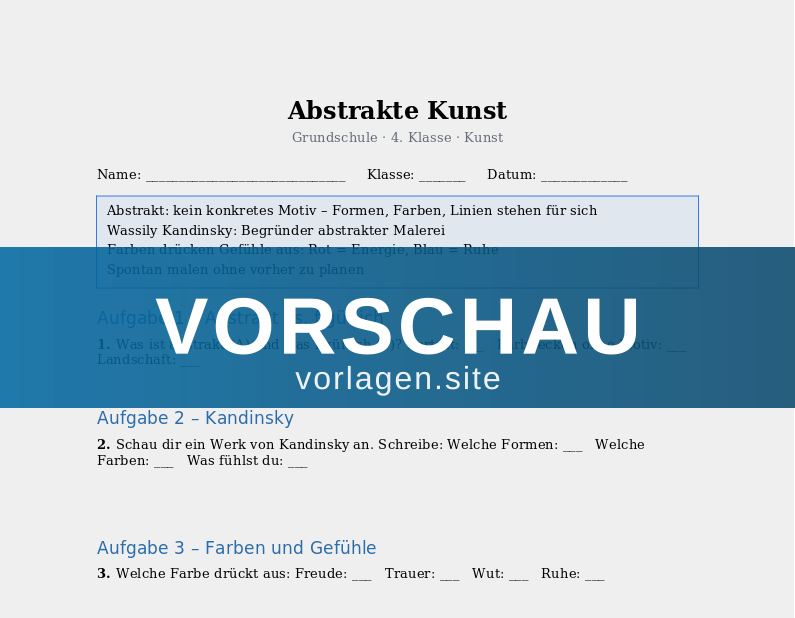 Abstrakte Kunst