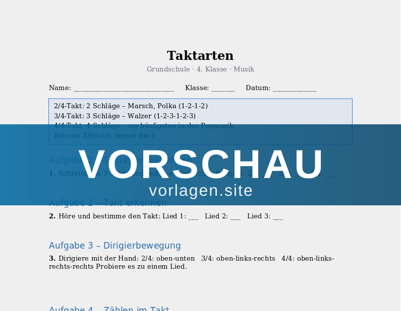 Taktarten