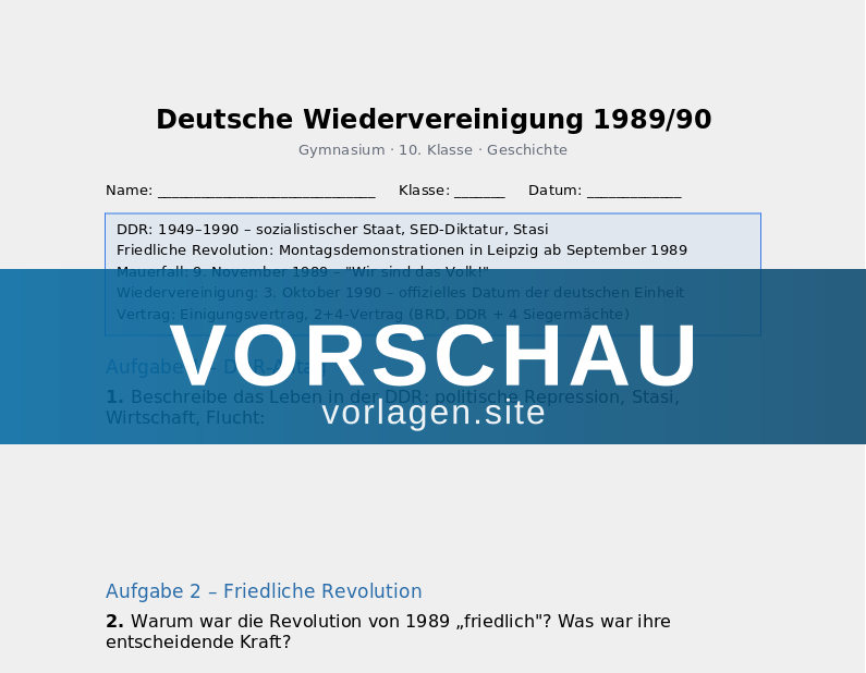 Deutsche Wiedervereinigung 1989/90