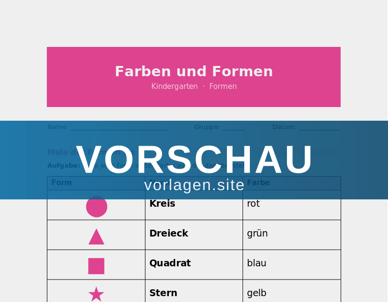 Farben und Formen