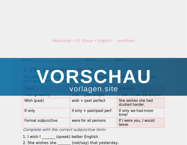 Advanced Grammar