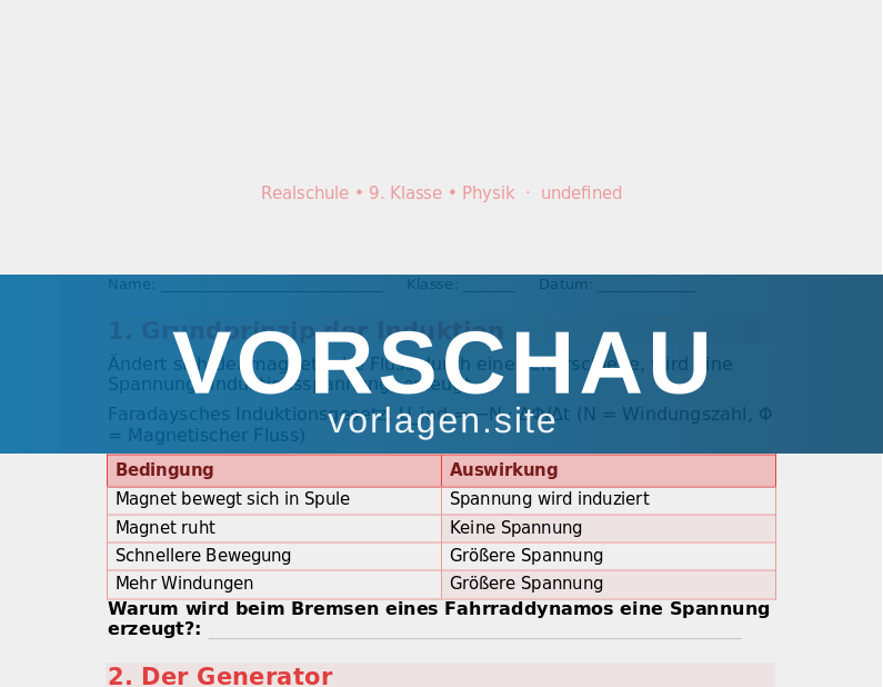 Elektromagnetische Induktion